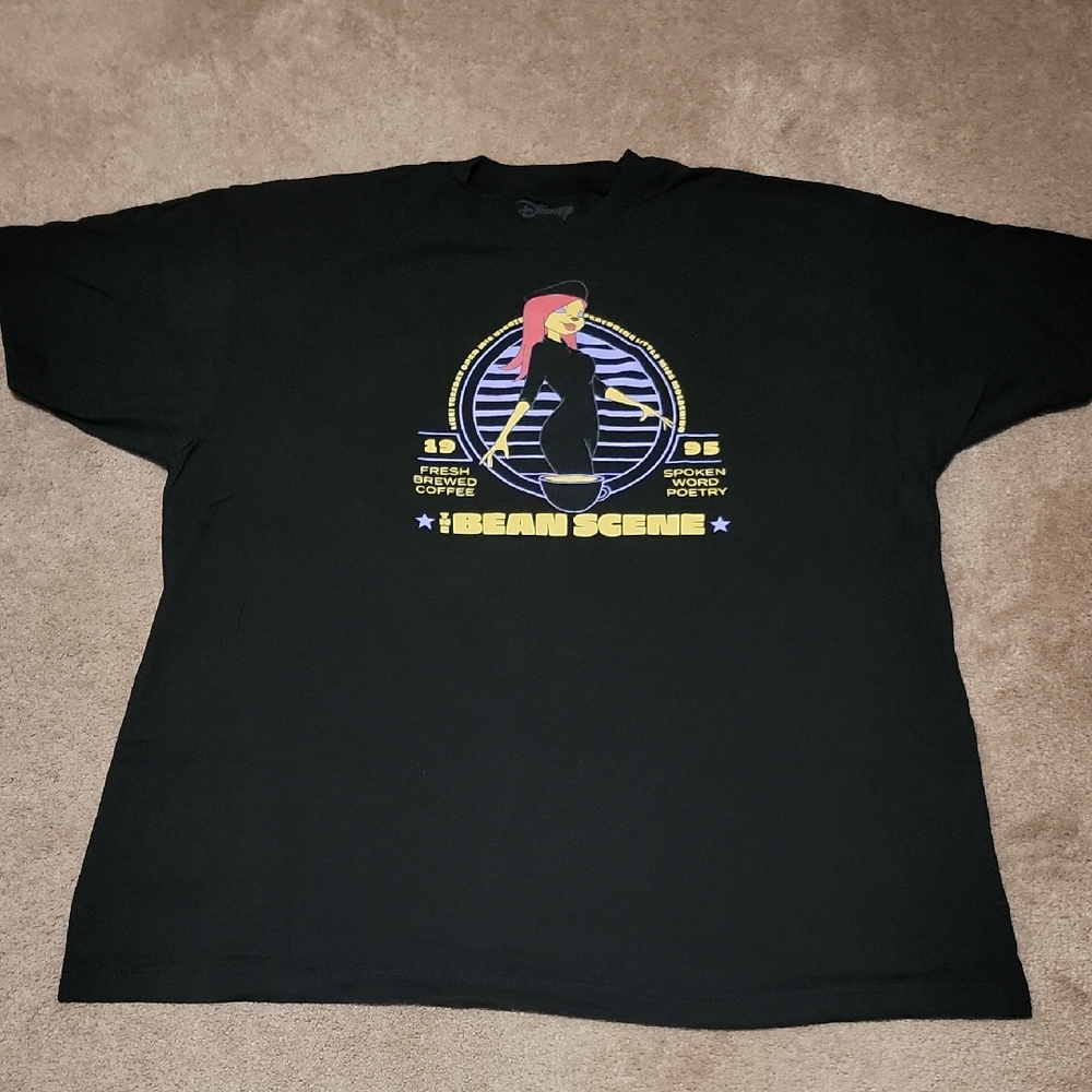 Disney Black Tee with Graphic Design